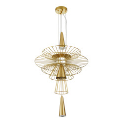 Lampa Wisząca geometryczna SUSSO SESTO 40 wys 250 złota