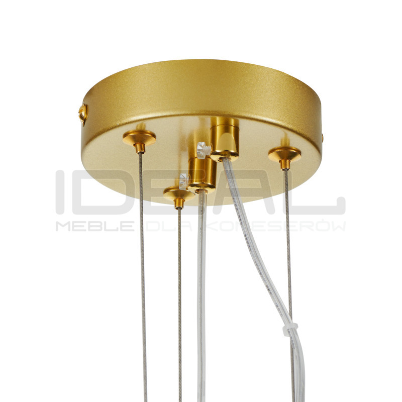 Lampa Wisząca geometryczna SUSSO SESTO 60 wys 245 złota