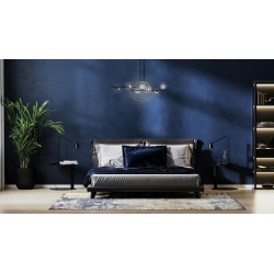 Lampa wisząca ALURE LINE TWIN 90 pozioma czarna