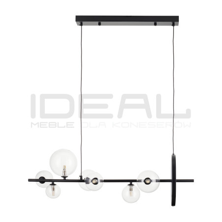 LAMPA WISZĄCA ORION LONG-90 CZARNA pozioma