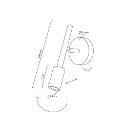 PRISMA – regulowany kinkiet do nowoczesnych wnętrz