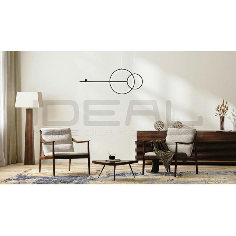 Lampa wisząca czarna RAGE 120