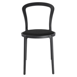 Krzesło designerskie czarne SLIM