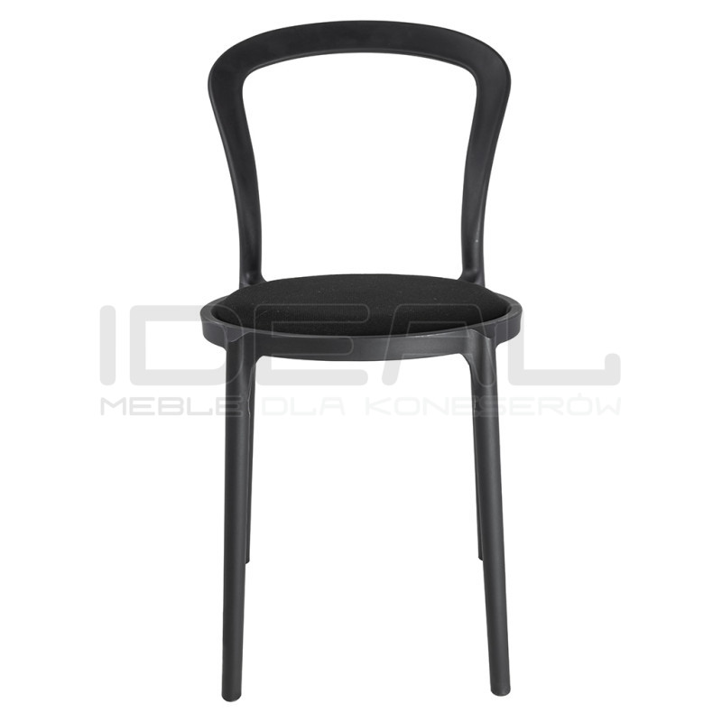 Krzesło designerskie czarne SLIM