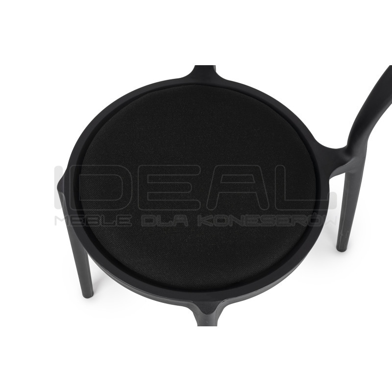 Krzesło designerskie czarne SLIM