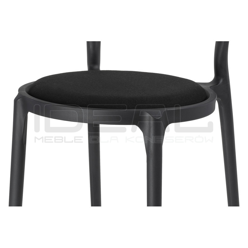 Krzesło designerskie czarne SLIM