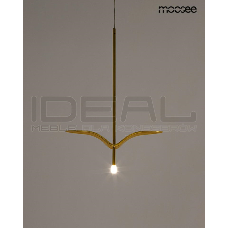 Lampa wisząca glamour GAVI A złota