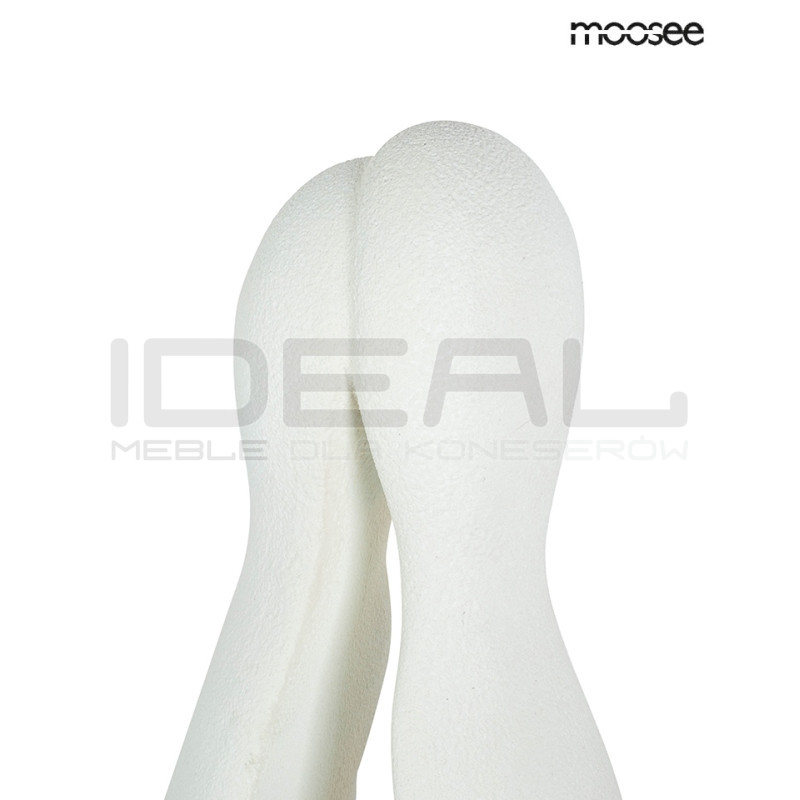 Lampa podłogowa MYKONOS rzeźba biała