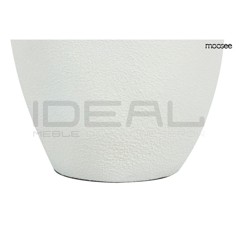 Lampa podłogowa MYKONOS rzeźba biała