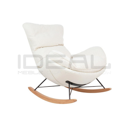 Fotel bujany OTILIA TEDDY boucle