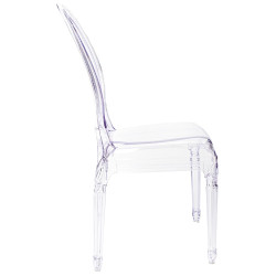 Krzesło glamour przezroczyste PRINCE
