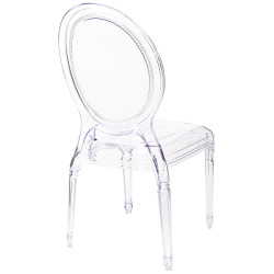 Krzesło glamour przezroczyste PRINCE