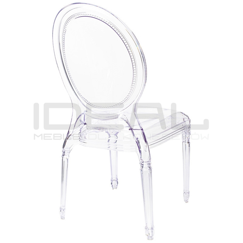 Krzesło glamour przezroczyste PRINCE