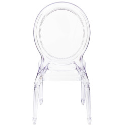 Krzesło glamour przezroczyste PRINCE