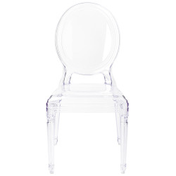 Krzesło glamour przezroczyste PRINCE