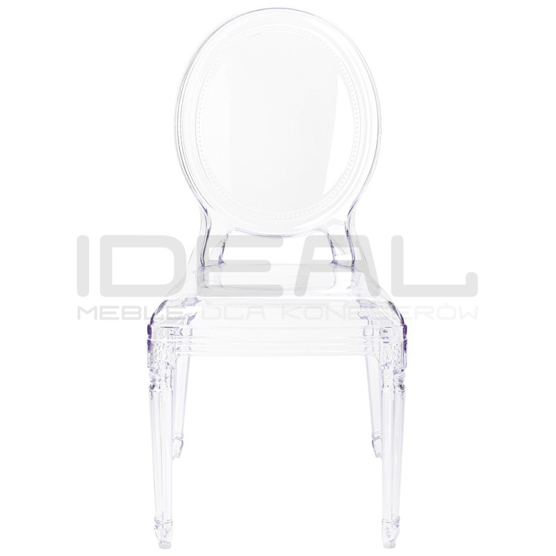 Krzesło glamour przezroczyste PRINCE