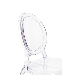 Krzesło glamour przezroczyste PRINCE
