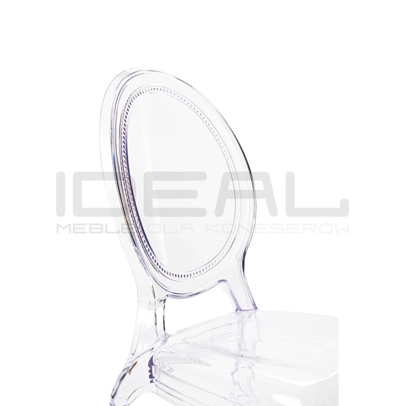 Krzesło glamour przezroczyste PRINCE