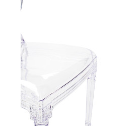 Krzesło glamour przezroczyste PRINCE