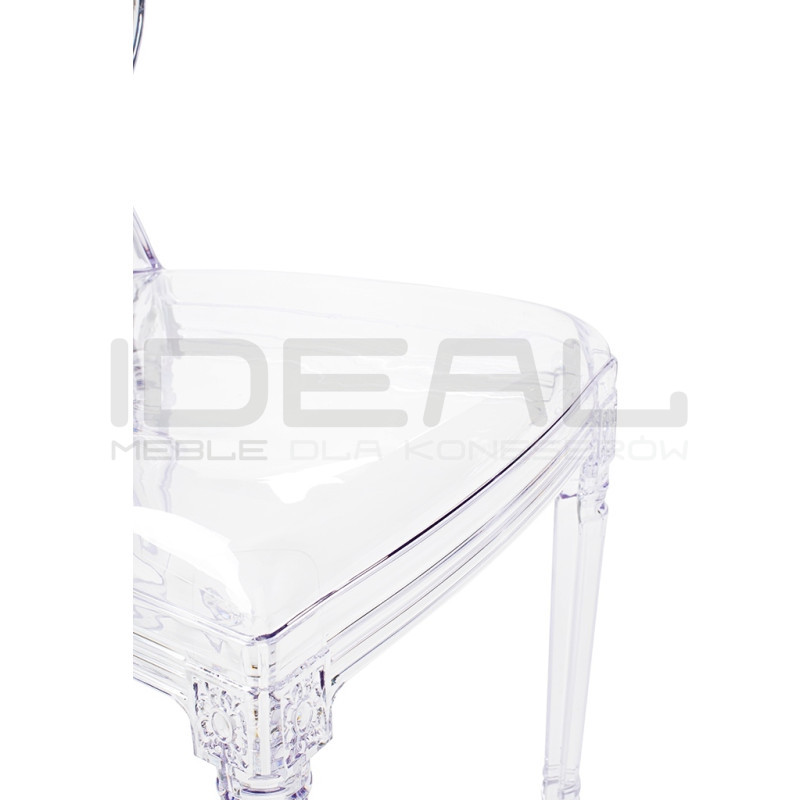 Krzesło glamour przezroczyste PRINCE