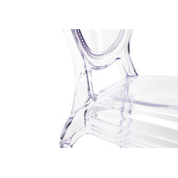 Krzesło glamour przezroczyste PRINCE