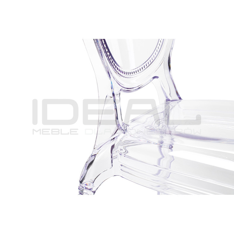 Krzesło glamour przezroczyste PRINCE