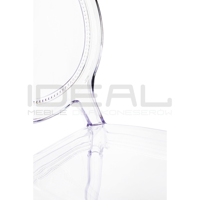 Krzesło glamour przezroczyste PRINCE