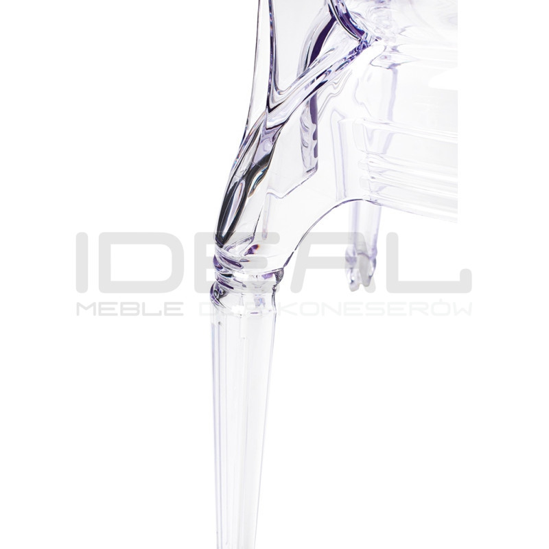 Krzesło glamour przezroczyste PRINCE