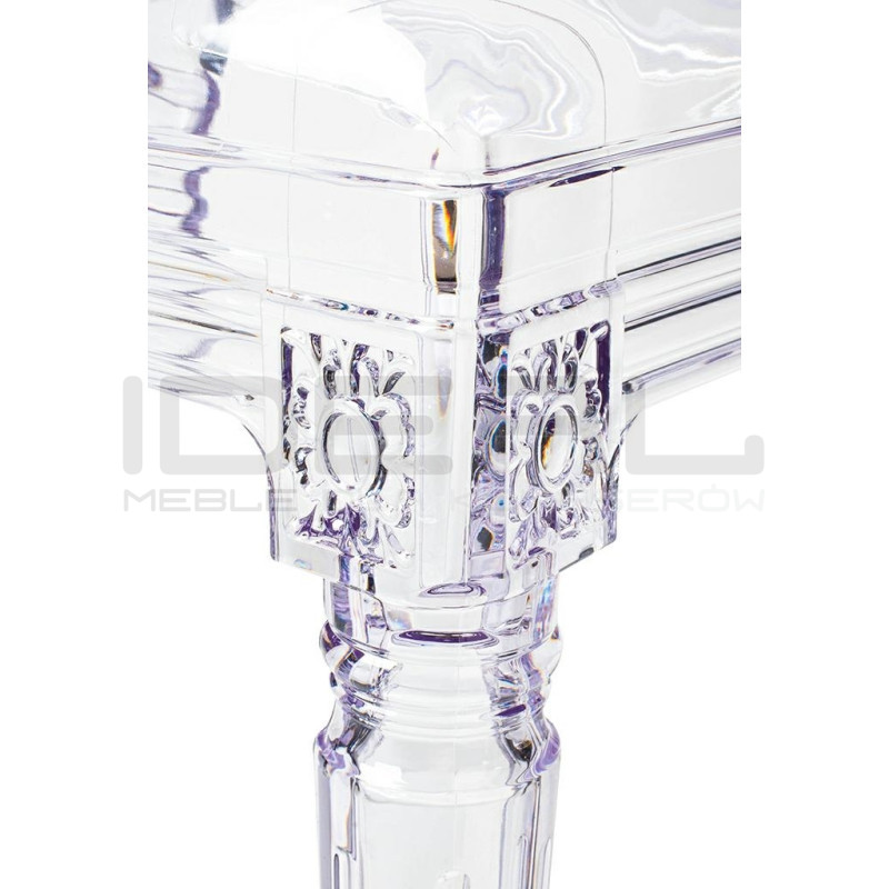 Krzesło glamour przezroczyste PRINCE