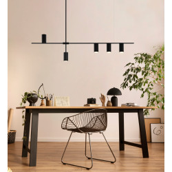 Lampa wisząca pozioma MODERNO 120 czarna