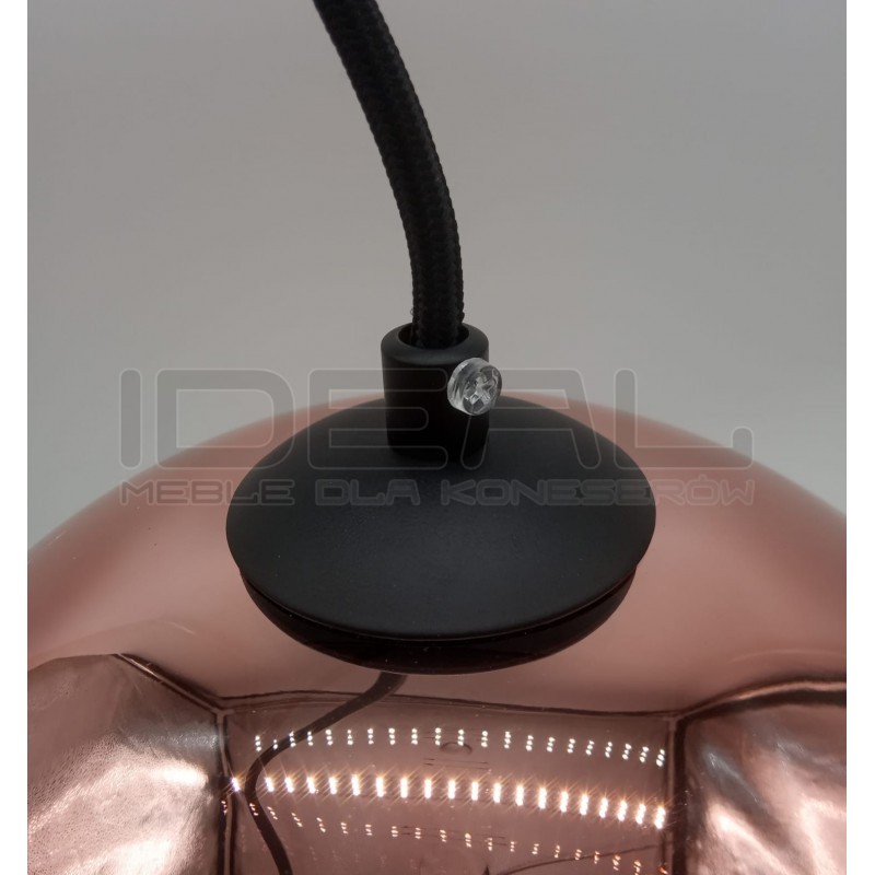 Lampa wisząca glamour miedziana Mirror Bolla 30