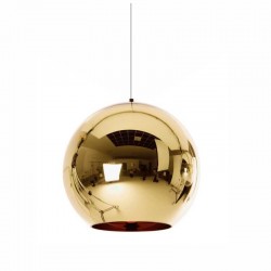 Lampa wisząca glamour złota Mirror Bolla złota 30