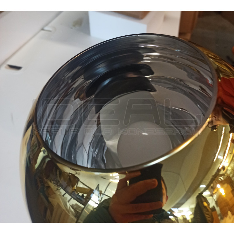 Lampa wisząca glamour złota Mirror Bolla złota 30