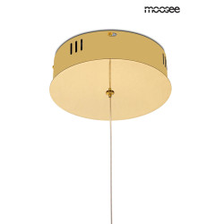 Lampa wisząca kryształowa WAVE 120 złota
