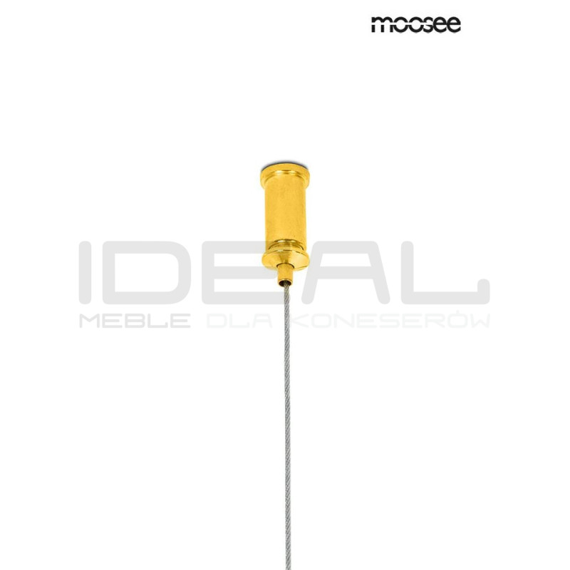 Lampa wisząca kryształowa WAVE 120 złota