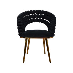 Krzesło Glamour Fantasy Gold Ander