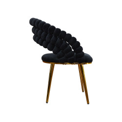 Krzesło Glamour Fantasy Gold Ander