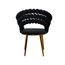 Krzesło Glamour Fantasy Gold Ander