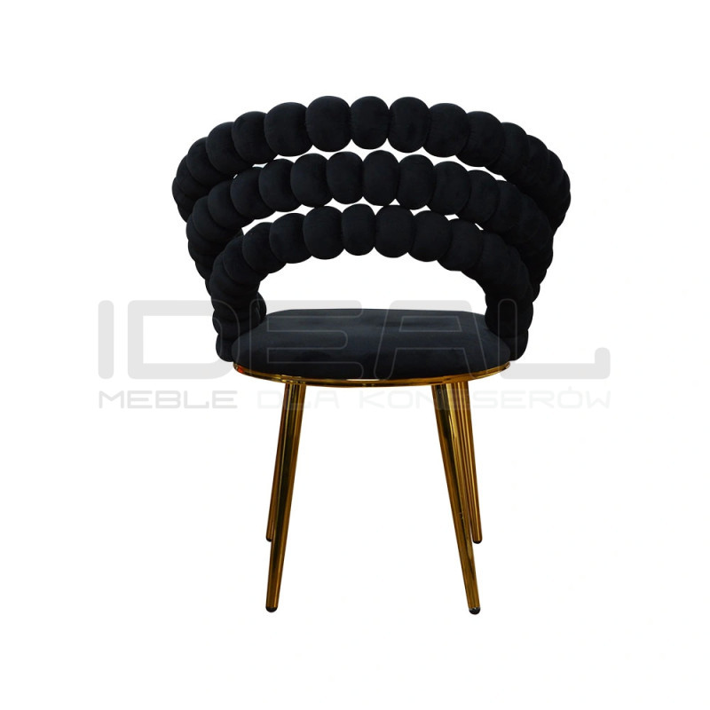 Krzesło Glamour Fantasy Gold Ander