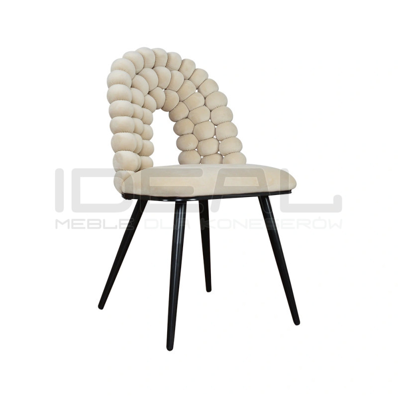 Krzesło Glamour Fantasy Black Froton