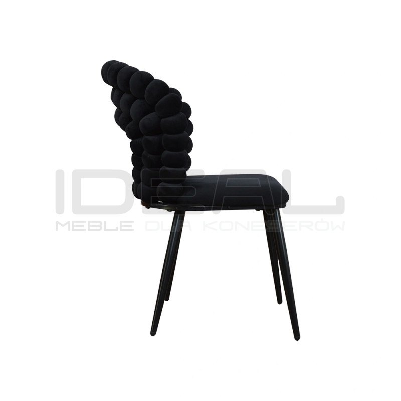 Krzesło Glamour Fantasy Black Filonauta