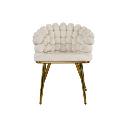 Krzesło Glamour Fantasy Gold Amas