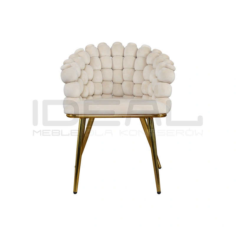 Krzesło Glamour Fantasy Gold Amas