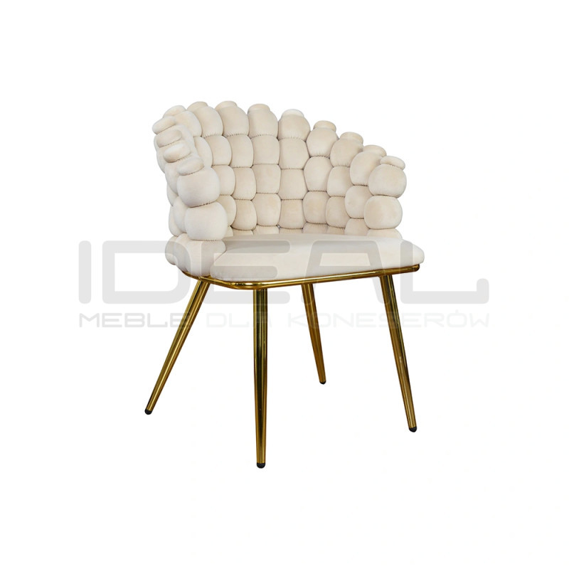 Krzesło Glamour Fantasy Gold Amas