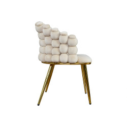 Krzesło Glamour Fantasy Gold Amas