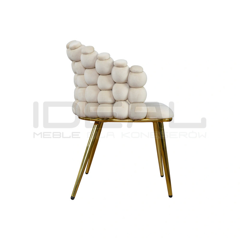 Krzesło Glamour Fantasy Gold Amas
