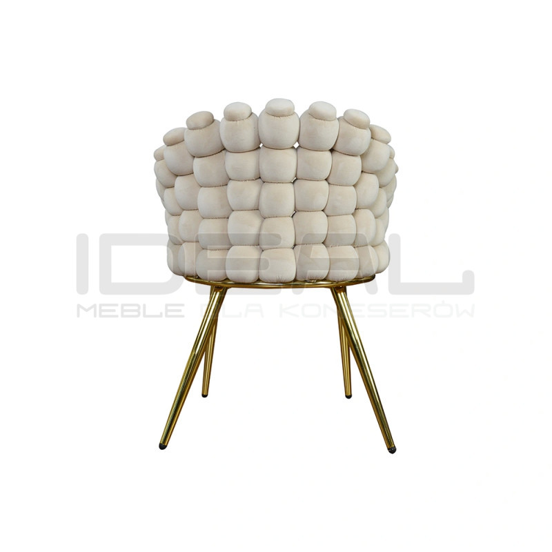 Krzesło Glamour Fantasy Gold Amas