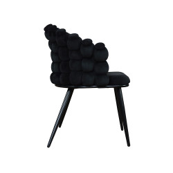 Krzesło Glamour Fantasy Black Amas