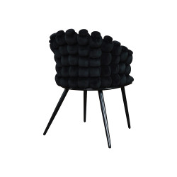 Krzesło Glamour Fantasy Black Amas