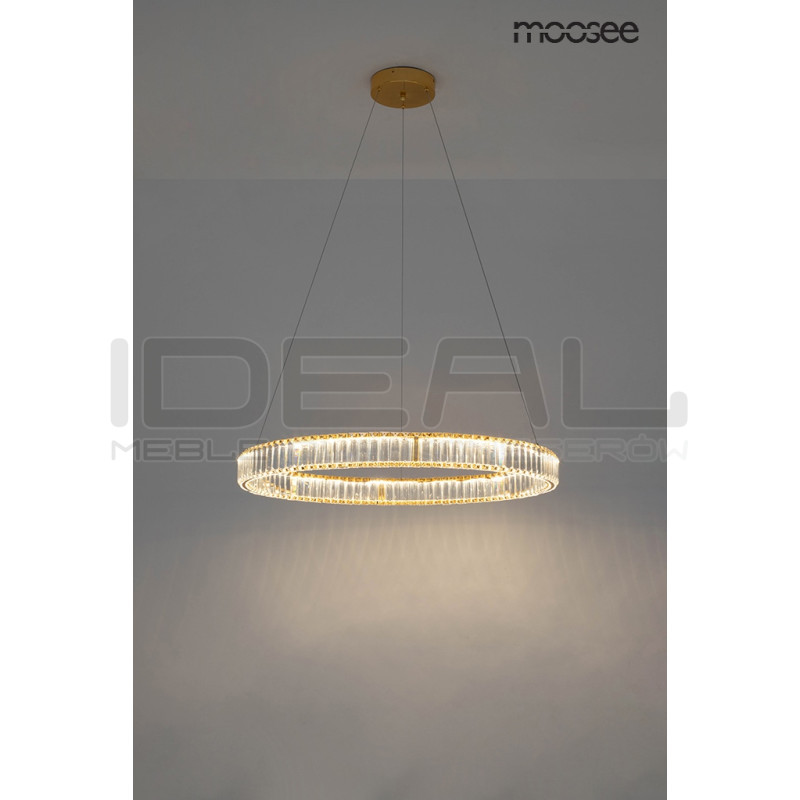 Lampa wisząca glamour LIBERTY 80 złota